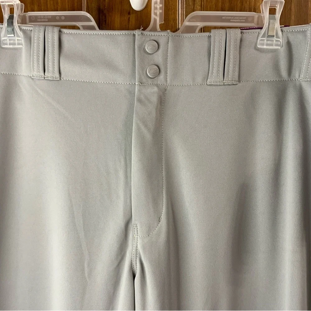Men’s Champro open bottom loose fit Gray baseball pants Adult 2X